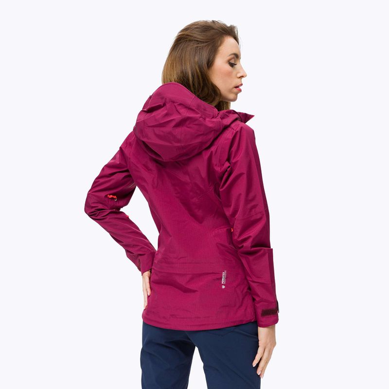 Salewa moteriška striukė nuo lietaus Sella Responsive maroon 00-0000027879 3