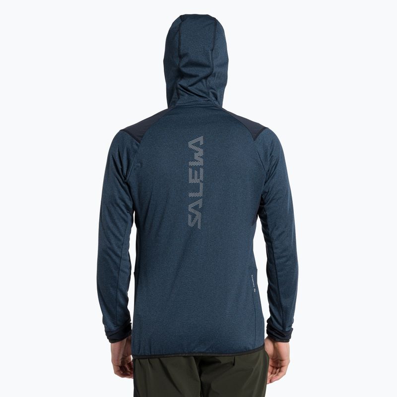 Salewa Agner Hybrid PL/DST FZ Hoody vyriškas vilnonis džemperis tamsiai mėlynas 00-0000027371 3