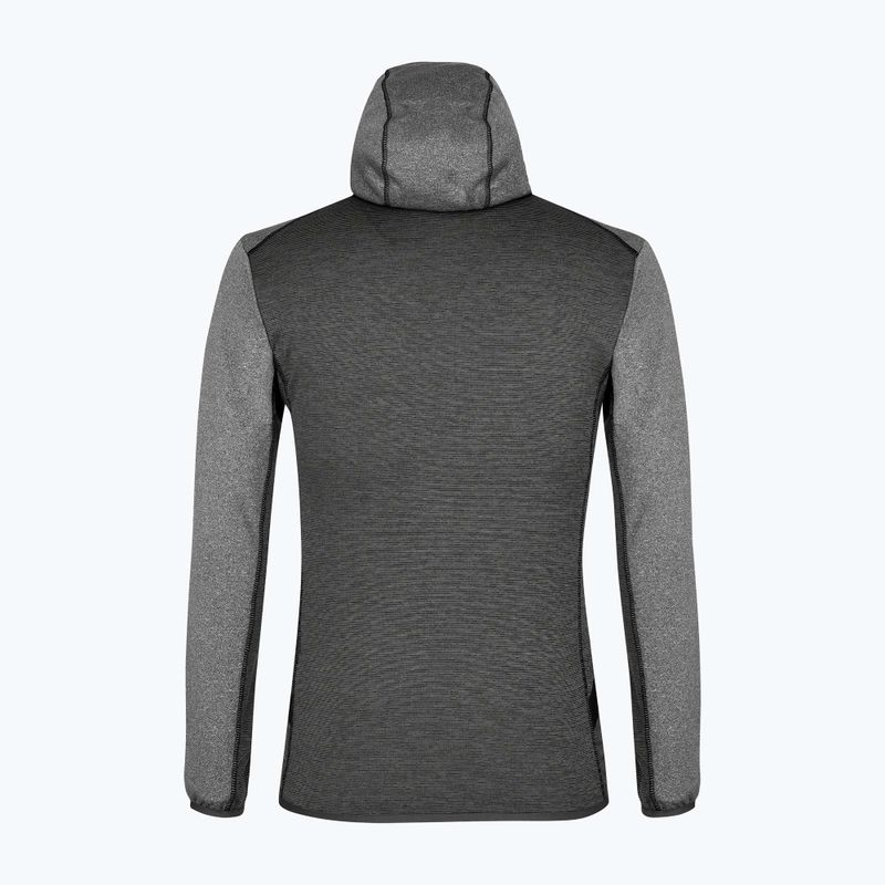 Salewa vyriškas vilnonis džemperis Puez Melange PL FZ Hoody pilkas 00-0000027386 5