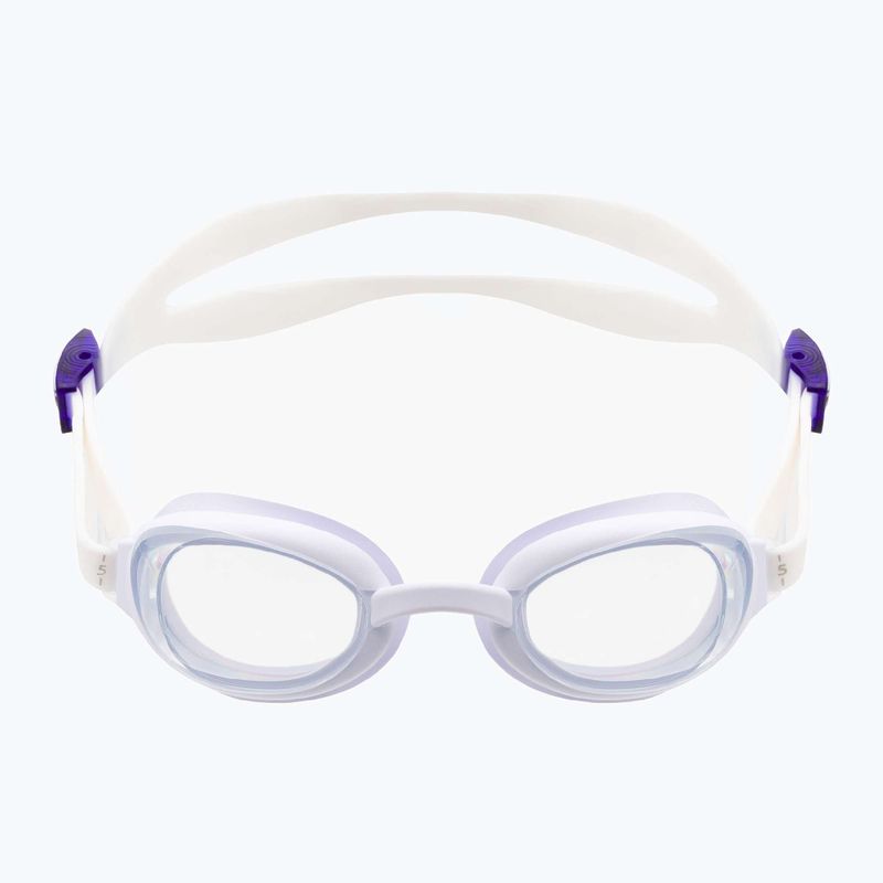 Speedo Aquapure moteriški plaukimo akiniai balti/violetiniai/skaidrūs 68-090047237 2