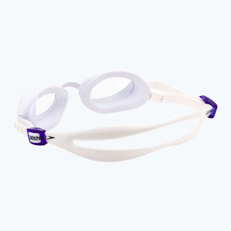 Speedo Aquapure moteriški plaukimo akiniai balti/violetiniai/skaidrūs 68-090047237 5