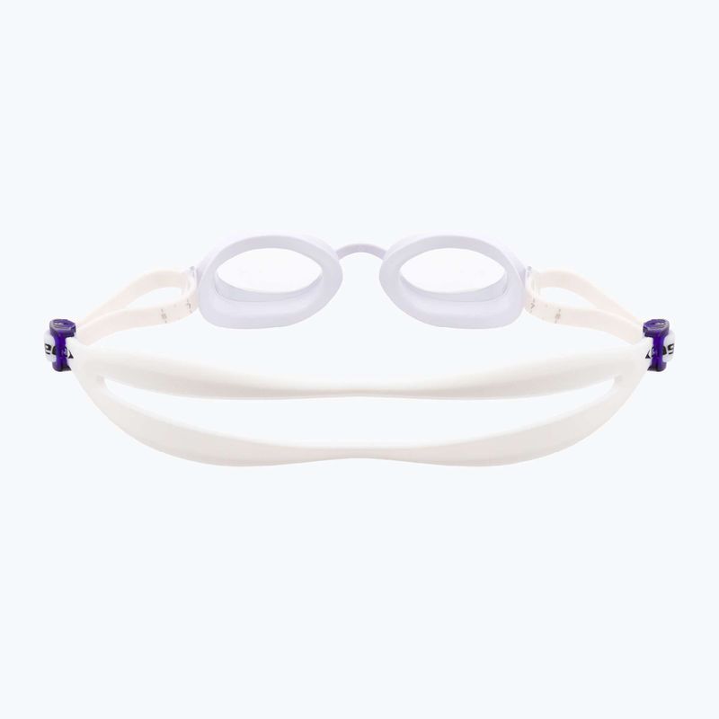 Speedo Aquapure moteriški plaukimo akiniai balti/violetiniai/skaidrūs 68-090047237 4