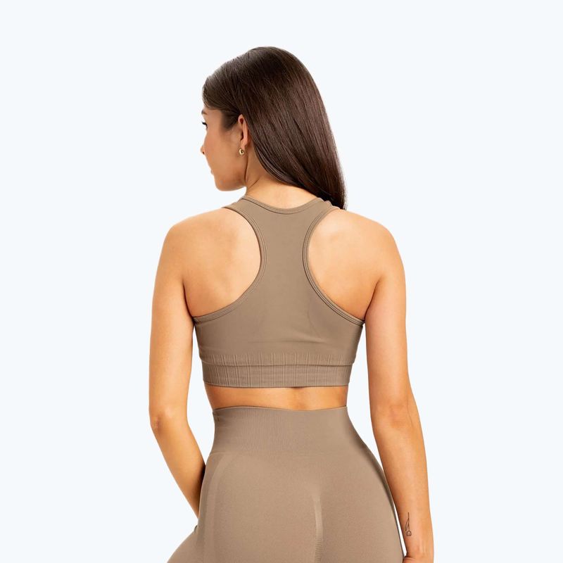 Gym Glamour Push Up Nude 320 fitneso liemenėlė 2