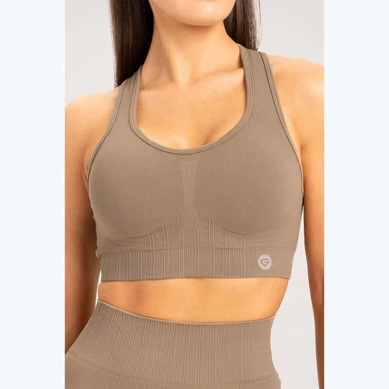 Gym Glamour Push Up Nude 320 fitneso liemenėlė 3