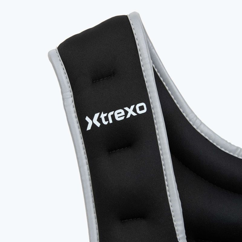 XTREXO 8 kg svorio treniruočių liemenė juoda WV-08 4