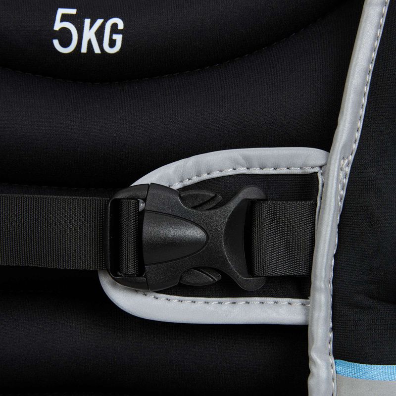 XTREXO 5 kg svorio treniruočių liemenė juoda WV-05 5