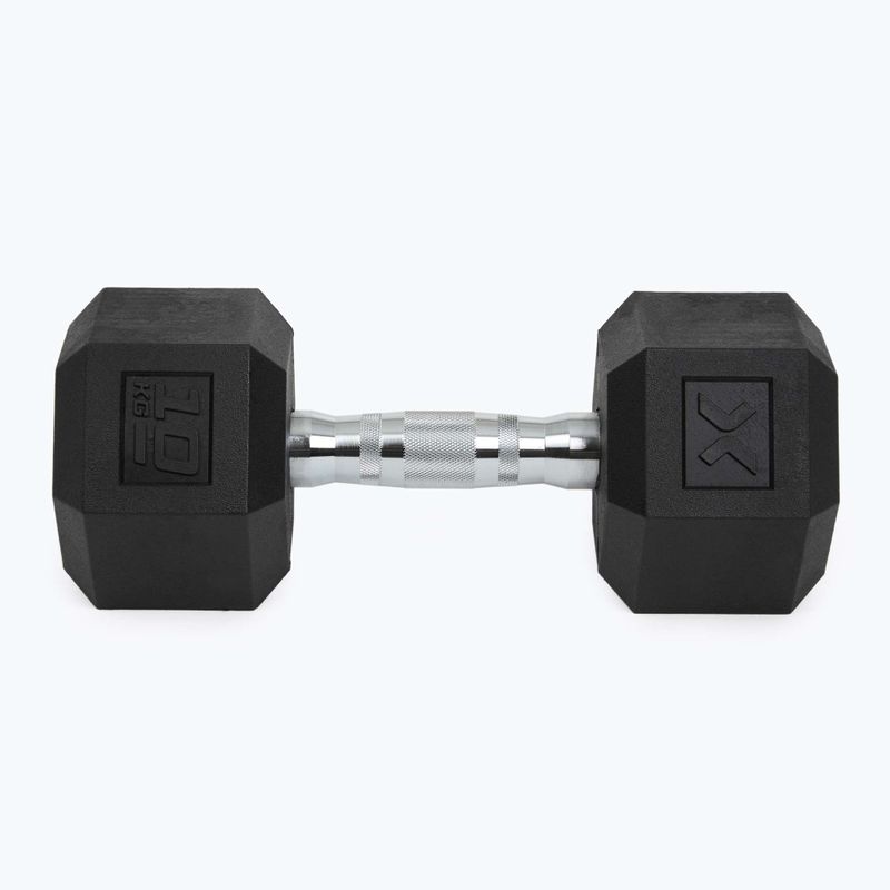 XTREXO Hex HXD100 gumuoti hanteliai 10 kg 7