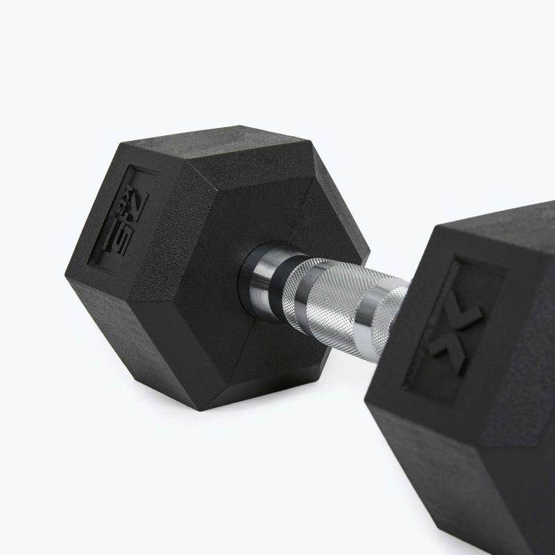 XTREXO Hex HXD75 gumuoti hanteliai 7,5 kg 8