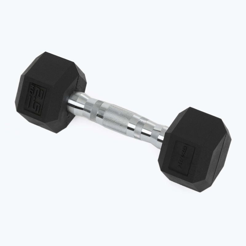 XTREXO Hex HXD25 gumuoti hanteliai 2,5 kg
