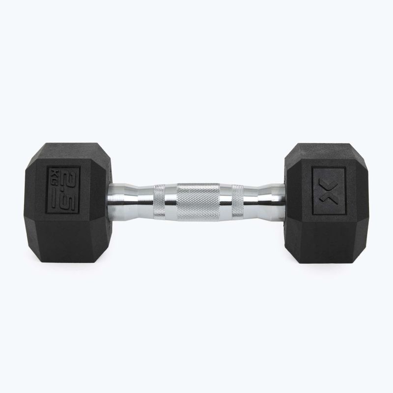 XTREXO Hex HXD25 gumuoti hanteliai 2,5 kg 7