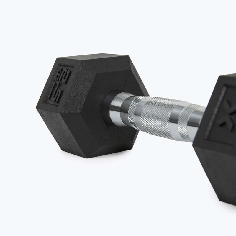 XTREXO Hex HXD25 gumuoti hanteliai 2,5 kg 8
