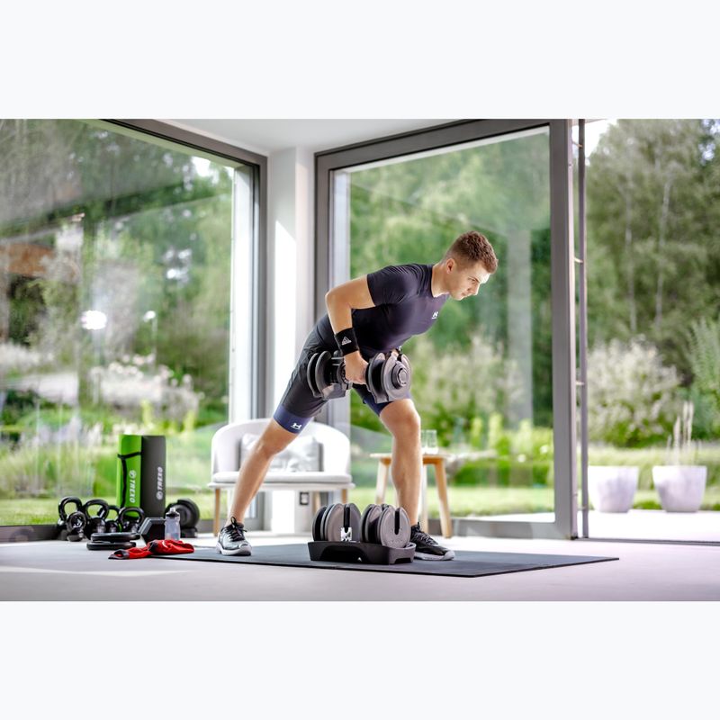 Reguliuojamas hantelis XTREXO TXO-B4W001 40 kg juodas 3