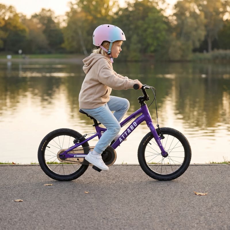 Vaikiškas dviratis ATTABO EASE 16" violetinis 3