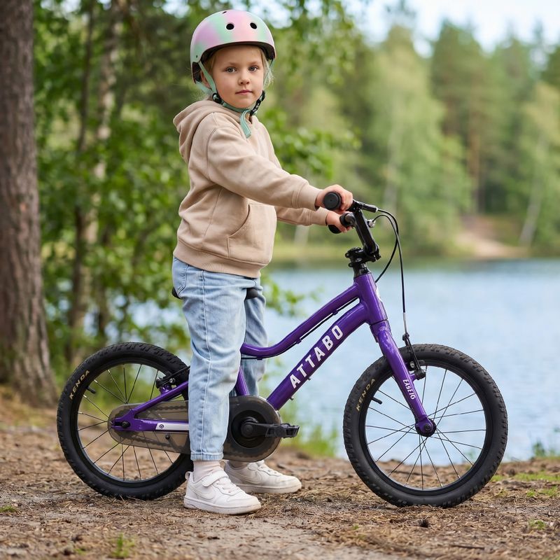 Vaikiškas dviratis ATTABO EASE 16" violetinis 7