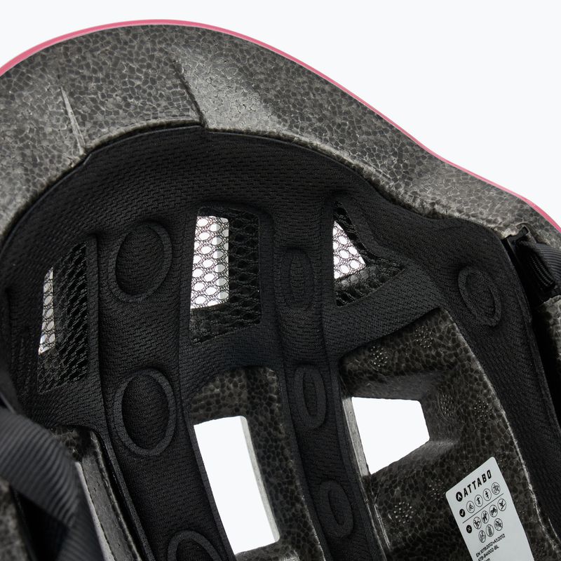 Vaikiškas dviračių šalmas ATTABO K200 rožinis 8