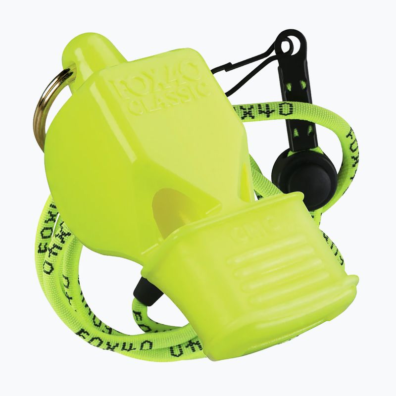 Švilpukas su virvele Fox 40 Classic CMG Safety neon yellow