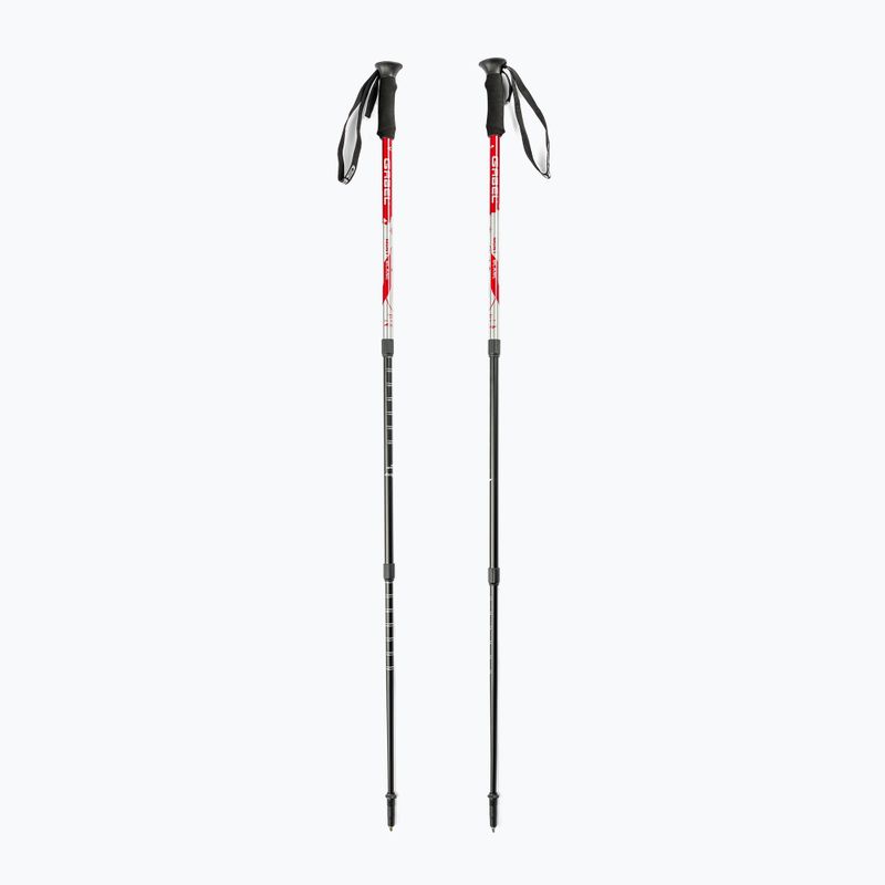 GABEL Mont Blanc trekingo lazdos raudonos spalvos 7009430700000