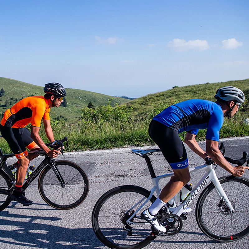 Vyriški dviračių marškinėliai Alé Maglia MC Color Block italia blue 10