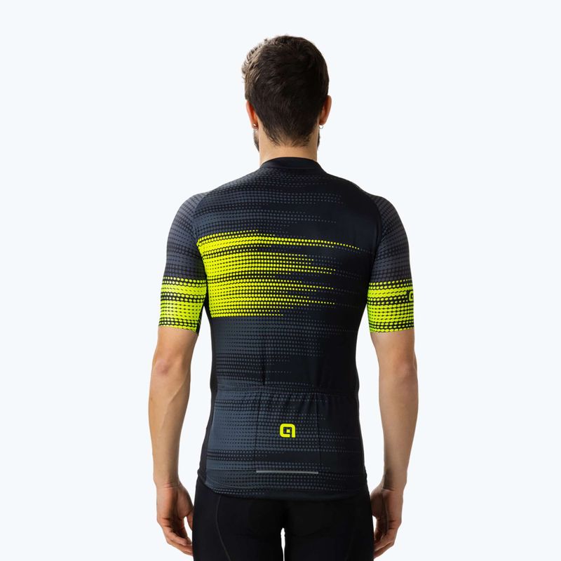 Vyriški Alé Maglia MC Turbo dviratininkų marškinėliai juodi 2