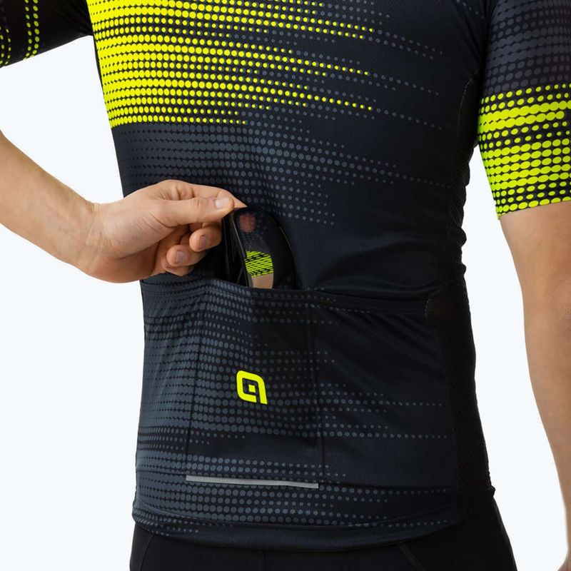 Vyriški Alé Maglia MC Turbo dviratininkų marškinėliai juodi 5