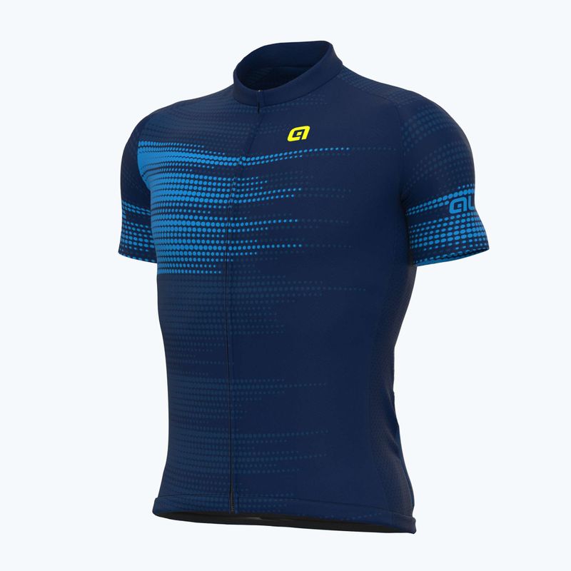 Vyriški dviratininko marškinėliai Alé Maglia MC Turbo blue 6