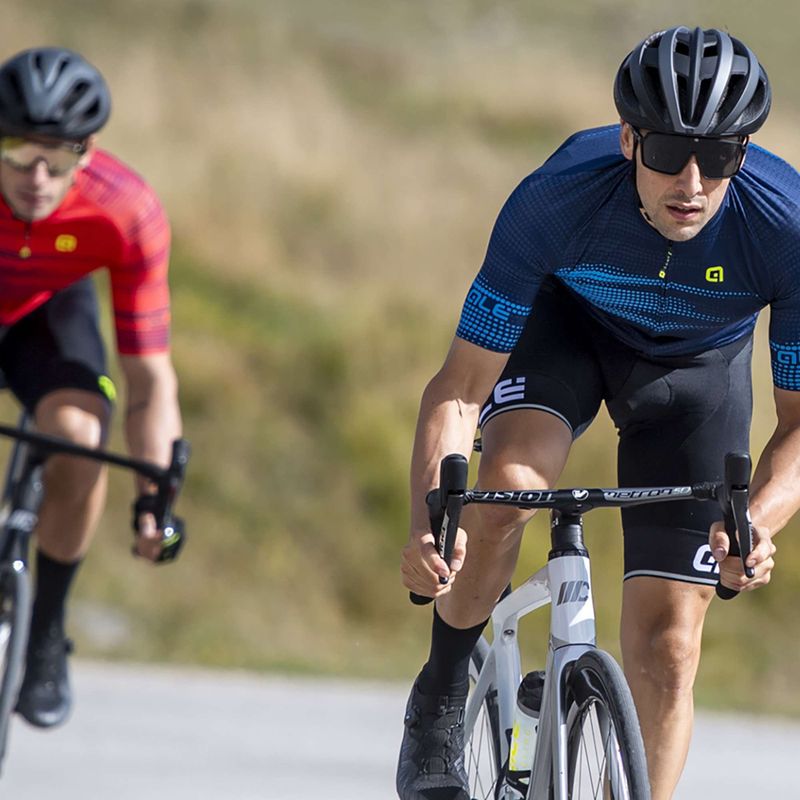 Vyriški dviratininko marškinėliai Alé Maglia MC Turbo blue 8