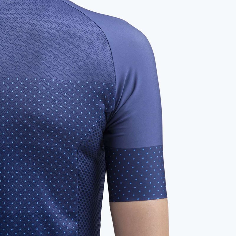 Moteriški dviračių marškinėliai Alé Maglia Donna MC Level blue 5