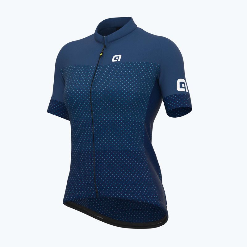 Moteriški dviračių marškinėliai Alé Maglia Donna MC Level blue 8