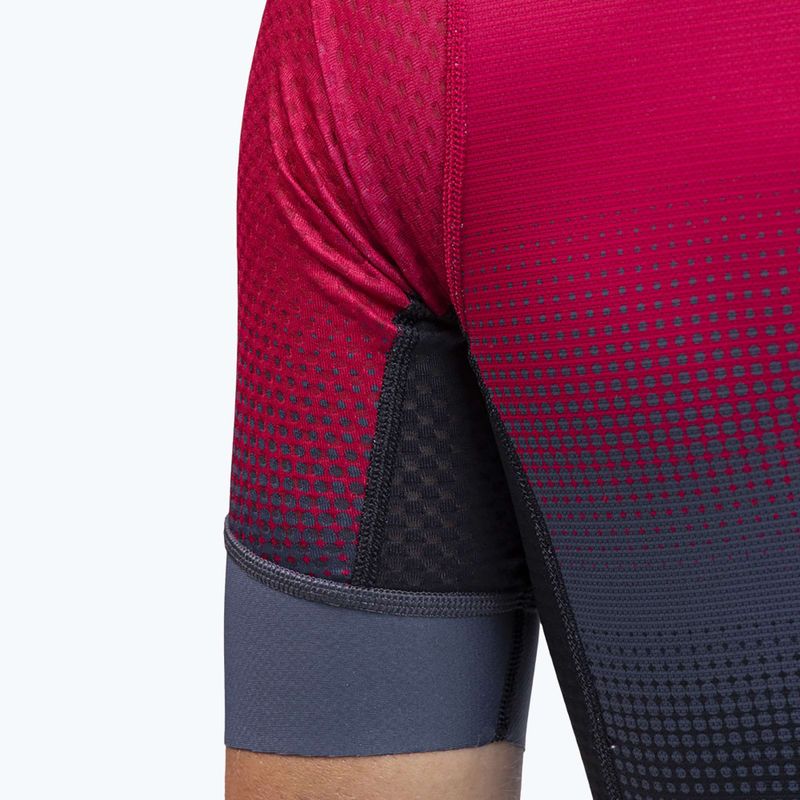 Vyriški dviratininko marškinėliai Alé Maglia MC Gradient masai red 7