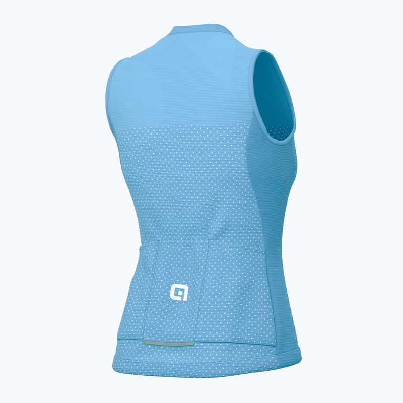 Moteriški dviratininko marškinėliai Alé Maglia Donna SM Level turquoise 8