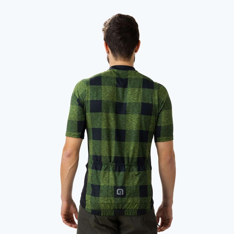 Vyriški Alé Maglia MC dviratininkų marškinėliai Scottish green 2
