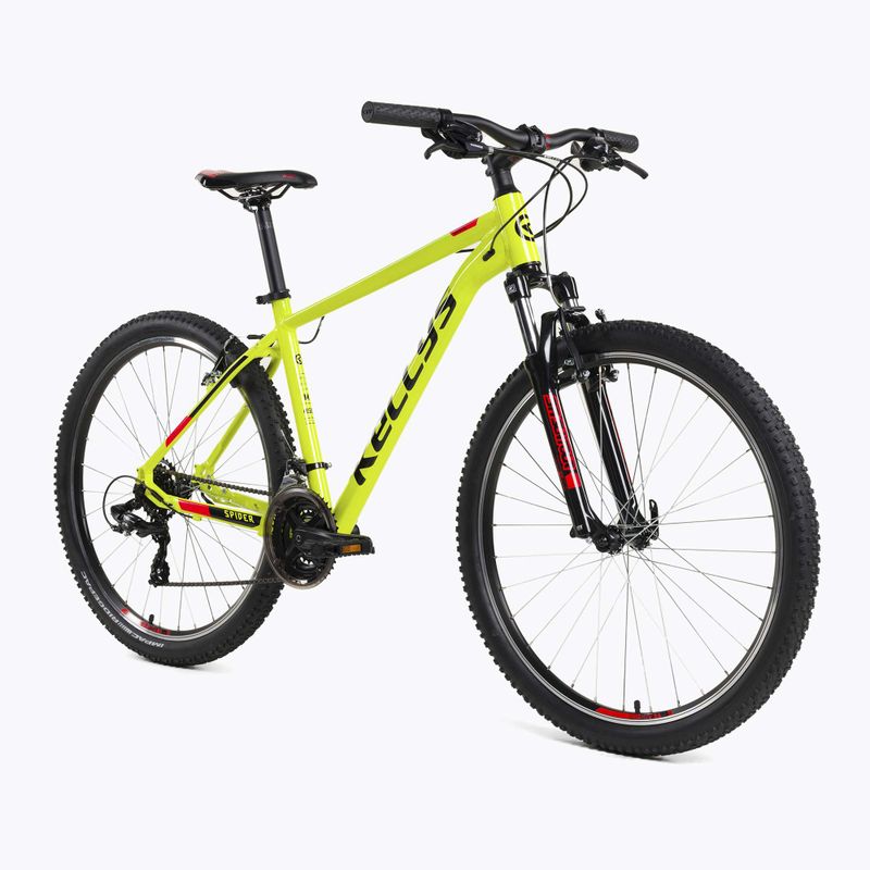 Kellys Spider 10 27,5" kalnų dviratis geltonas 68879 2