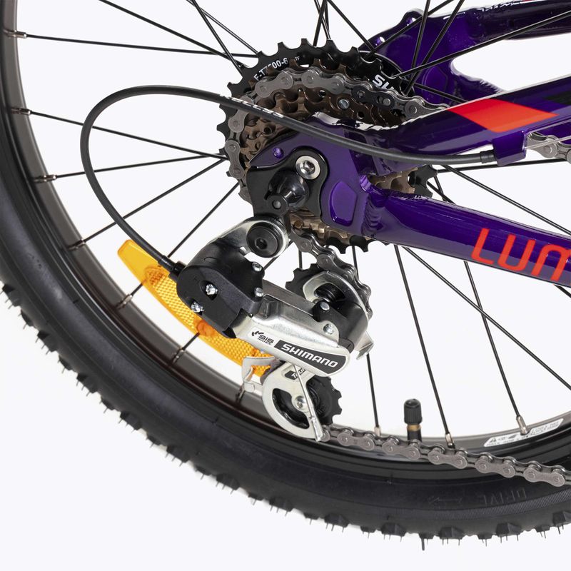 Kellys Lumi 30 20" vaikiškas dviratis violetinės spalvos 72390 11