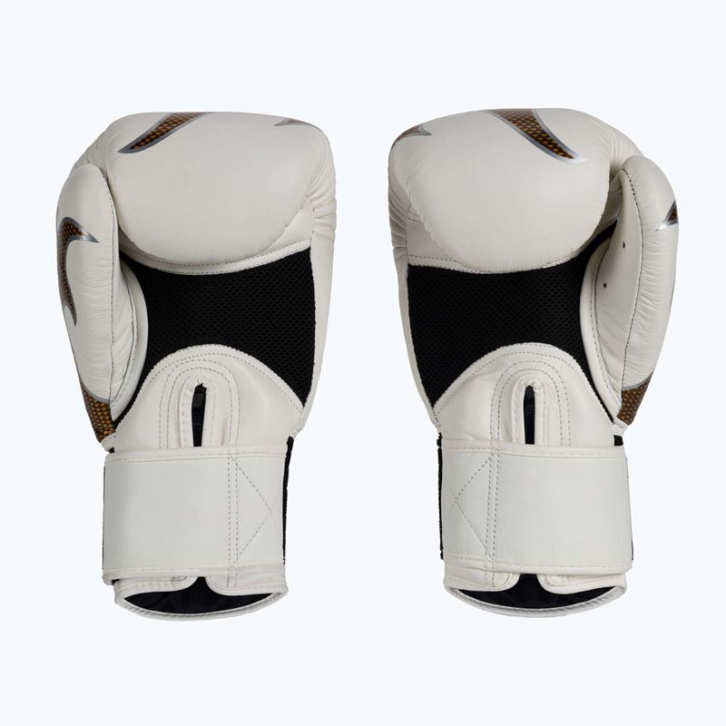 Top King Muay Thai Empower baltos bokso pirštinės TKBGEM-01A-WH 3