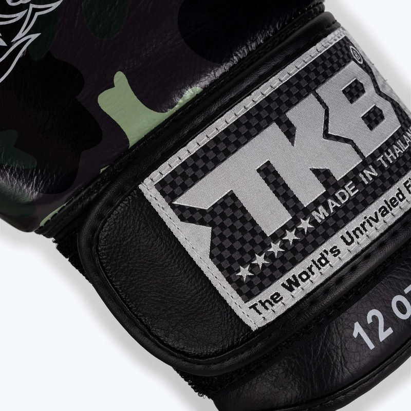 Top King Muay Thai Empower žalios bokso pirštinės TKBGEM-03A-GN 5
