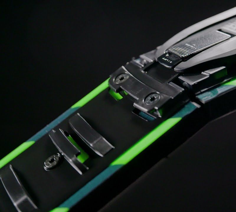 Vyriškos sulankstomos kalnų slidės Elan VOYAGER BLACK + EMX 12 black AARHLK20 15