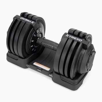 Reguliuojamas hantelis TREXO TXO-B4W002 24 kg juodas