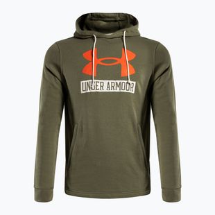 Vyriškas Under Armour Rival Terry Logo džemperis su gobtuvu, žalias 1370390