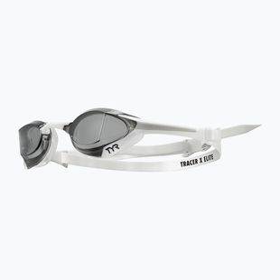 TYR Tracer-X Elite Racing dūminiai/balti plaukimo akiniai LGTRXEL_072