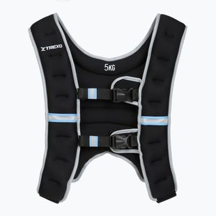XTREXO 5 kg svorio treniruočių liemenė juoda WV-05