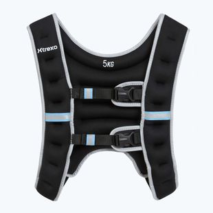 XTREXO 5 kg svorio treniruočių liemenė juoda WV-05