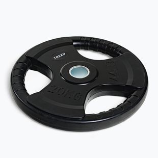 XTREXO juodos spalvos gumuoto ketaus svoris RW20 20 kg