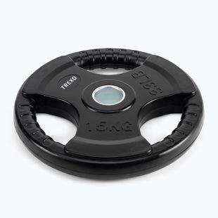 XTREXO juodos spalvos gumuoto ketaus svoris RW15 15 kg