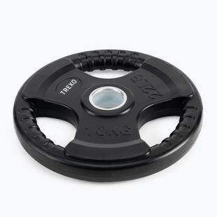 XTREXO juodos spalvos gumuoto ketaus svoris RW10 10 kg