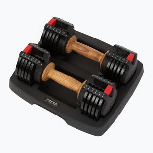 XTREXO ADS15 reguliuojamas hantelis / štanga juoda