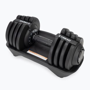 Reguliuojamas hantelis XTREXO TXO-B4W003 18 kg juodas