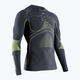Vyriški termoaktyvūs marškinėliai X-Bionic Energy Accumulator 4.0 charcoal/yellow