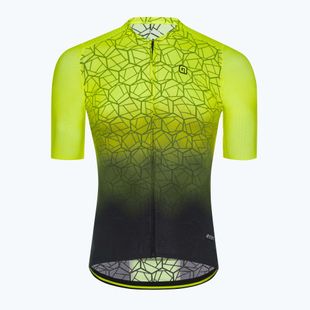 Vyriški Alé Maglia MC Velocity dviratininkų marškinėliai fluorescent yellow