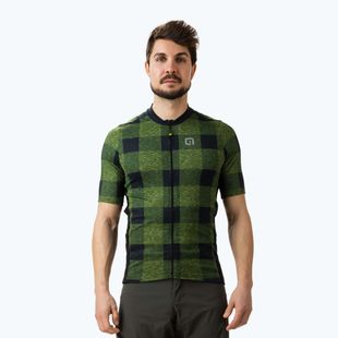 Vyriški Alé Maglia MC dviratininkų marškinėliai Scottish green