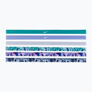 Nike galvos juostos su spauda 6 vnt., žalios/violetinės spalvos N0002545-322
